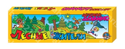 Домино Лесные жители 28 фишек